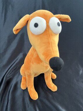 Simpsons Dog Santa's Little helper stuffed Universal studios puppy greyhound